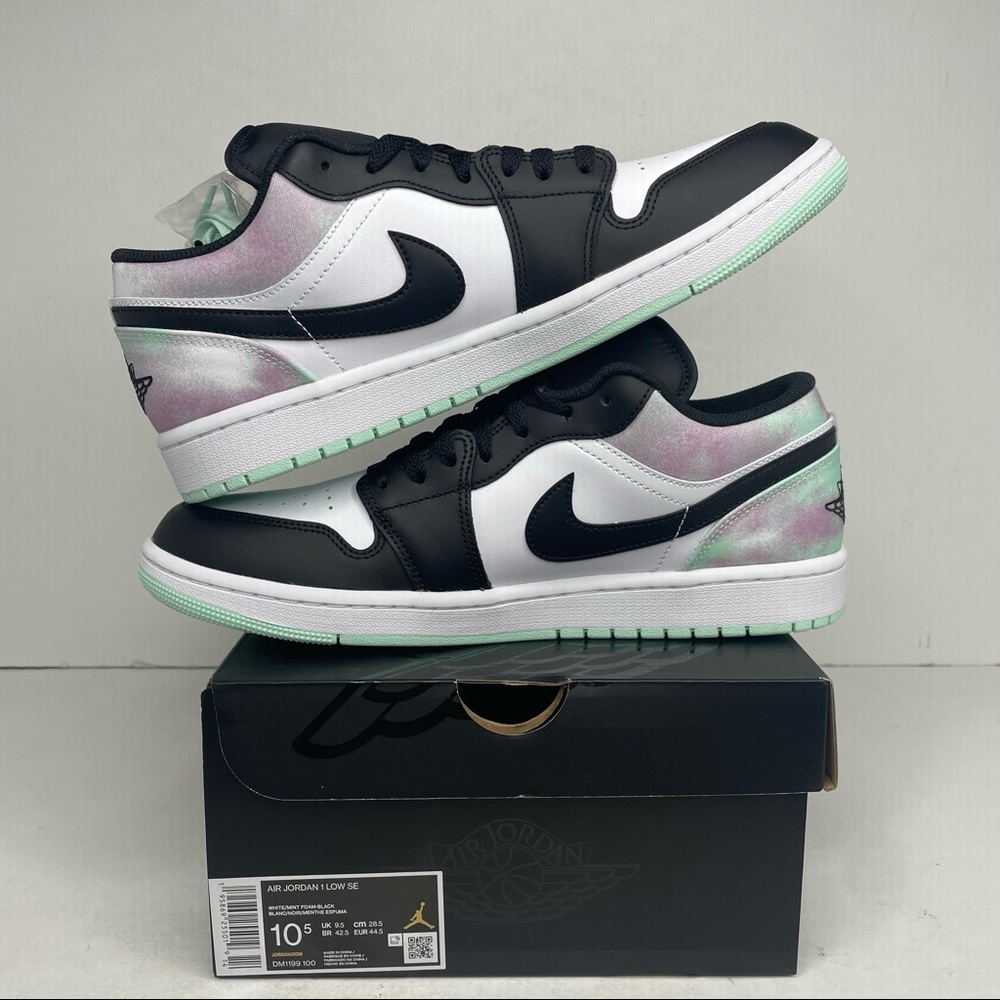 Nike Air Jordan 1 Retro Low SE “Pastel Tie-Dye” NEW 2022 - Picture 3 of 4
